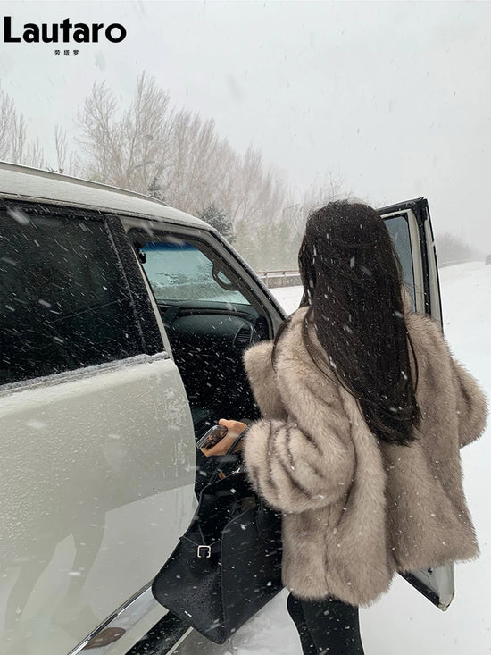 Luxury Faux Fur Coat